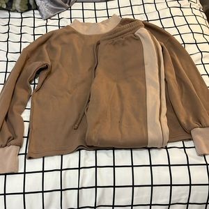 tan set. womans size s-m